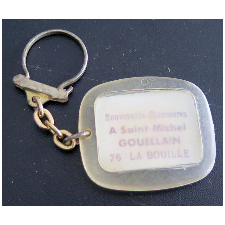 Porte clefs Vintage des années 1950-1960 : Chaussures Gouillain La Bouille