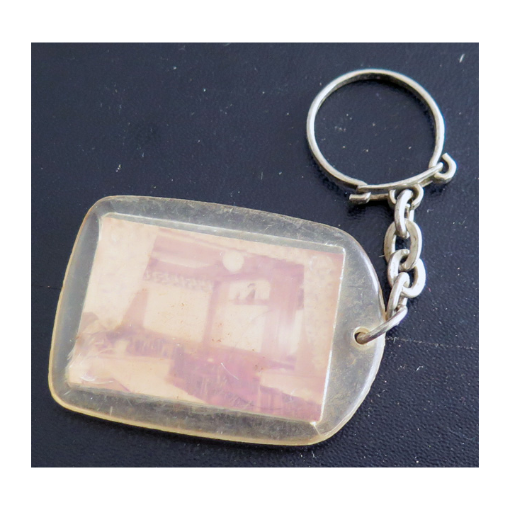 Porte clefs Vintage des années 1950-1960 : Café Thiers J. Anquetil Fécamp