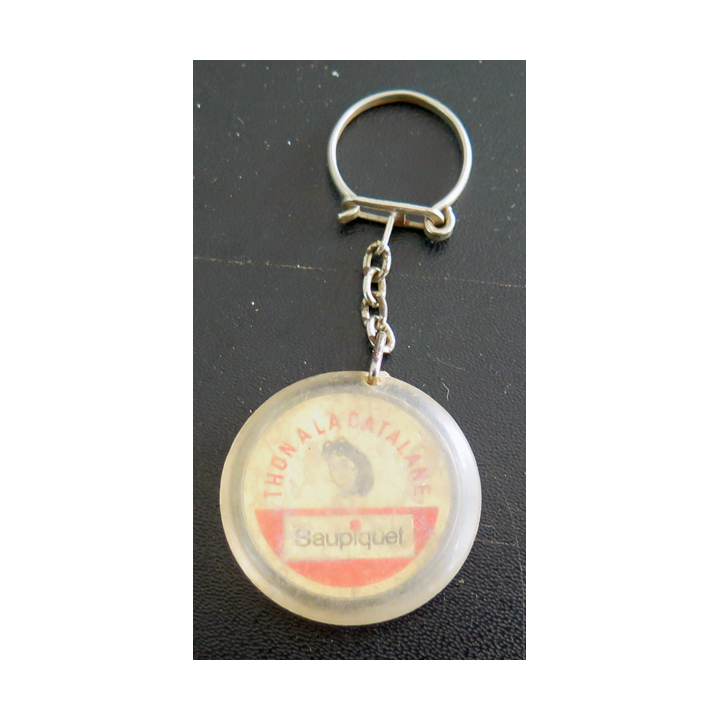 Porte clefs Vintage des années 1950-1960 : Thon à la Catalane Saupiquet