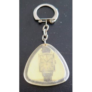 Porte clefs Vintage des années 1950-1960 :  Votre Horloger J. TRAP Fécamp