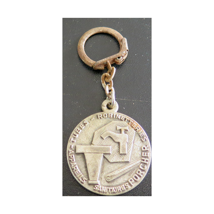 Porte clefs Vintage des années 1950-1960 : Appareils sanitaires Porcher