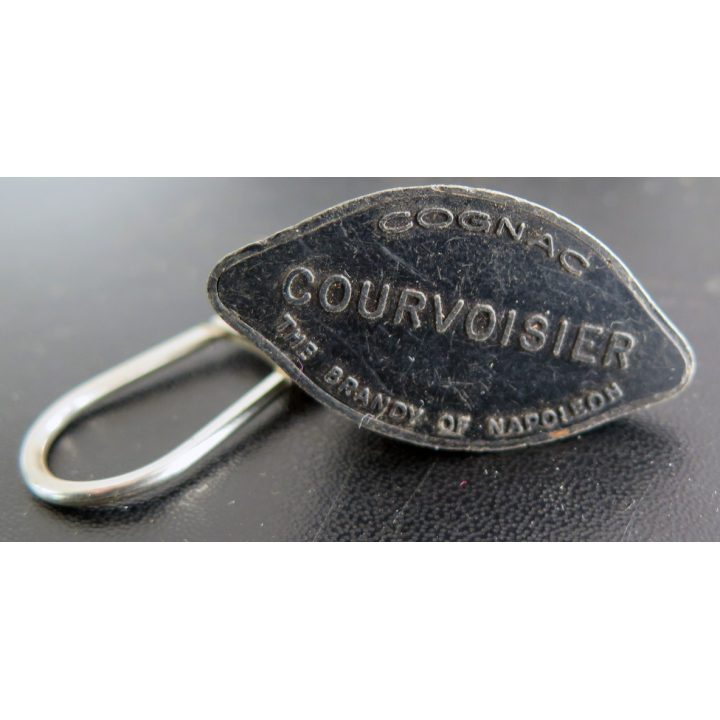 Porte clefs Vintage des années 1950-1960 : Cognac Courvoisier