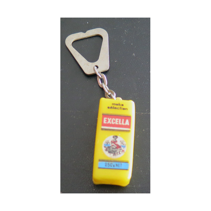 Porte clefs Vintage des années 1950-1960 : Cafés Excella