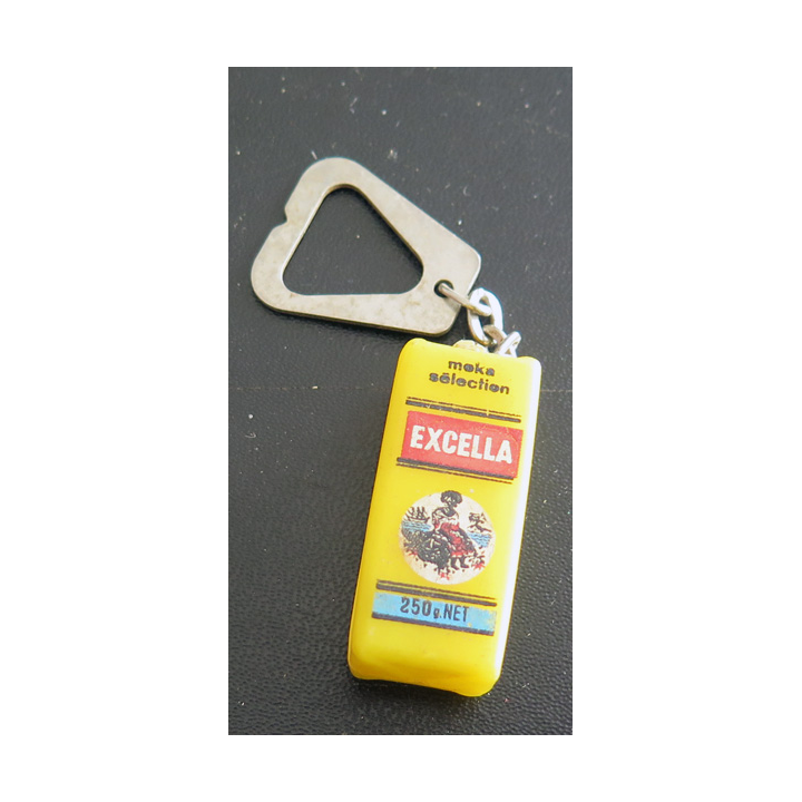 Porte clefs Vintage des années 1950-1960 : Cafés Excella