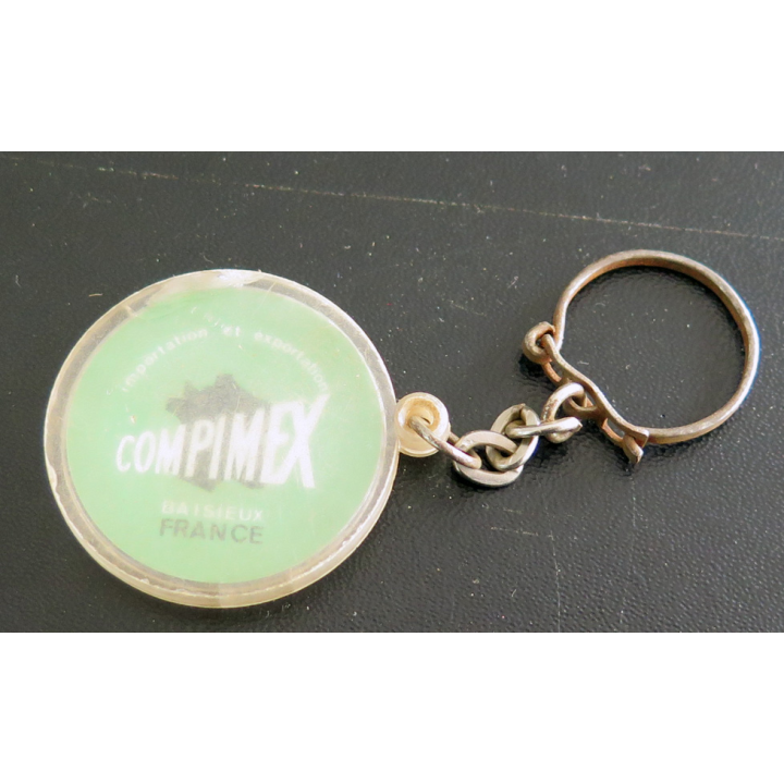 Porte clefs Vintage des années 1950-1960 : Importation exportation Compimex Baisieux