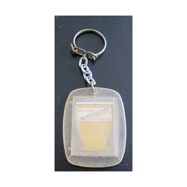 Porte clefs Vintage des années 1950-1960 : Moutarde Bocquet