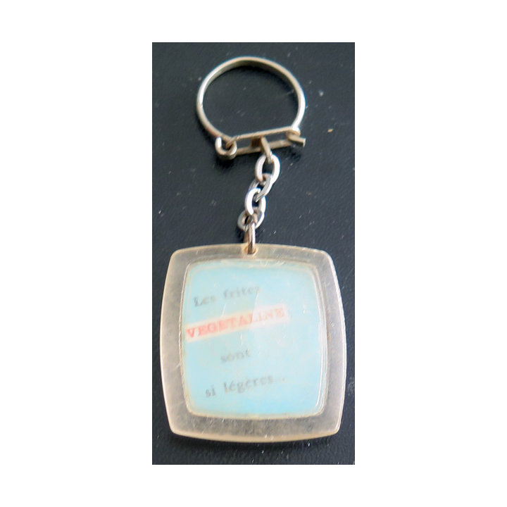 Porte clefs Vintage des années 1950-1960 : Végétaline