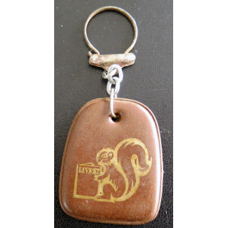 Porte clefs Vintage des années 1950-1960 : Caisse d'épargne de Fécamp