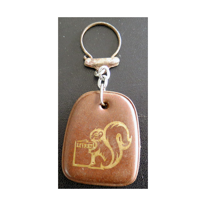Porte clefs Vintage des années 1950-1960 : Caisse d'épargne de Fécamp