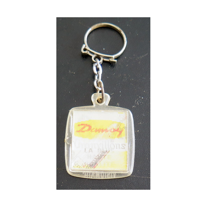 Porte clefs Vintage des années 1950-1960 : Vins Damay Granvillons (2 lectures)