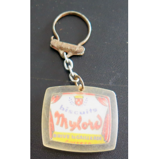 Porte clefs Vintage des années 1950-1960 : Biscuits Mylord