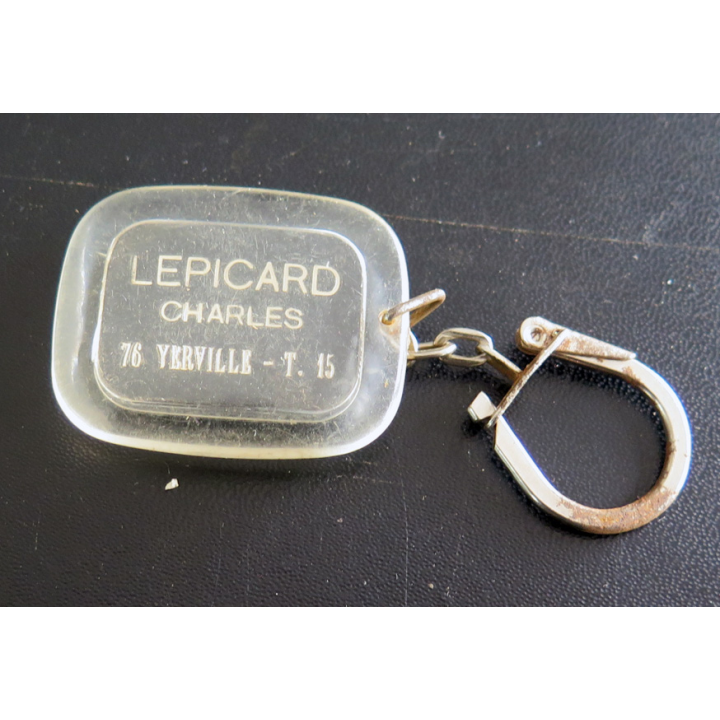 Porte clefs Vintage des années 1950-1960 : LEPICARD Charles Yerville