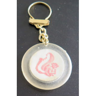 Porte clefs Vintage des années 1950-1960 : Caisse d'épargne l'Ecureuil