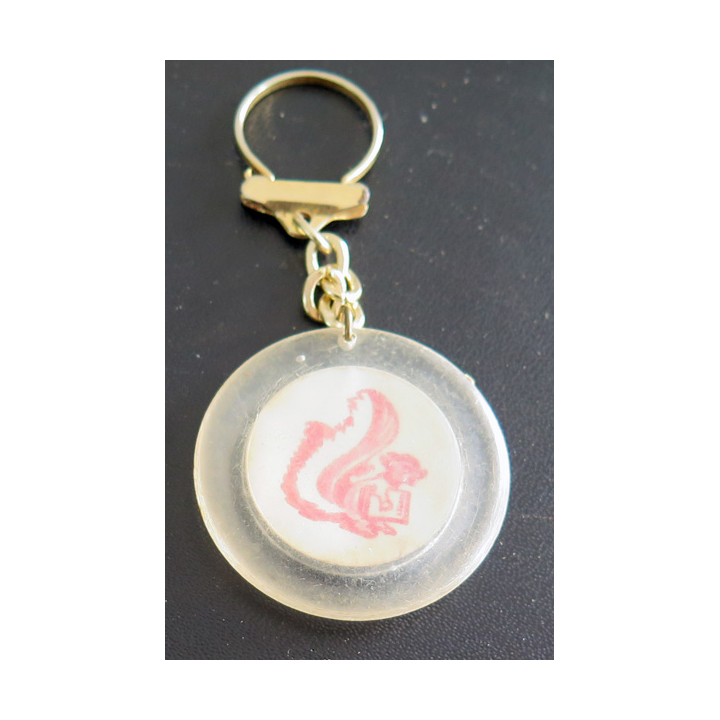Porte clefs Vintage des années 1950-1960 : Caisse d'épargne l'Ecureuil
