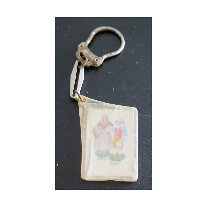 Porte clefs Vintage des années 1950-1960 : Confiserie le Bec Fin