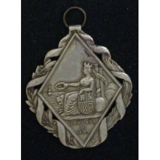 ESPAGNE : MÉDAILLE DE LA CAMPAGNE DE CUBA 1873