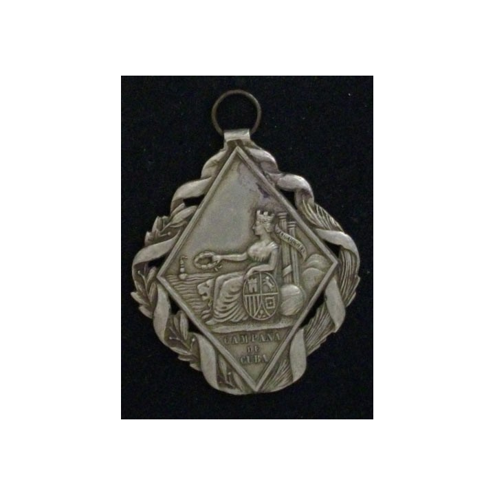 ESPAGNE : MÉDAILLE DE LA CAMPAGNE DE CUBA 1873