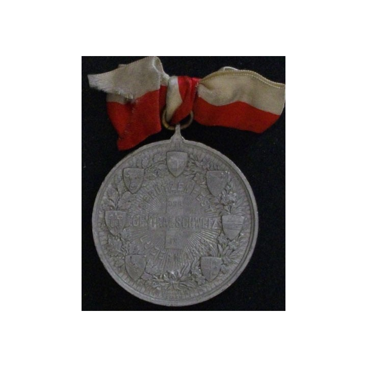 SUISSE : MÉDAILLE SCHÜTZENFEST CENTRAL SCHWEIZ LUZERN 1889