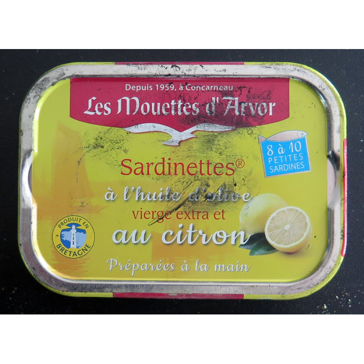Couvercle de boite de sardines pour collectionneur