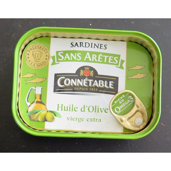 Couvercle de boite de sardines pour collectionneur