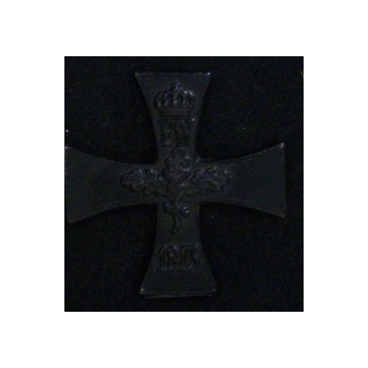 ALLEMAGNE : CROIX DE FER 1813 SANS POURTOUR (HAUTEUR 3,8 cm)