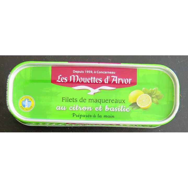 Couvercle de boite de filets de maquereaux pour collectionneur