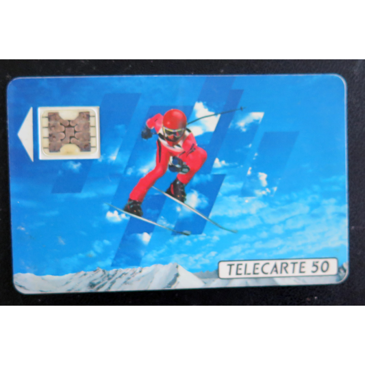 Carte téléphonique télécarte 50 XV° Jeux olympiques d'Hiver