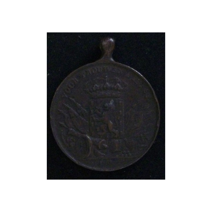 PAYS-BAS : MÉDAILLE POUR 12 ANS DE SERVICE (SANS RUBAN)