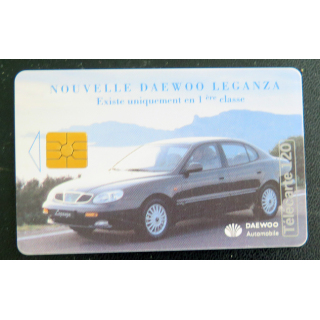 Carte téléphonique télécarte 120 Nouvelle Daewoo Leganza