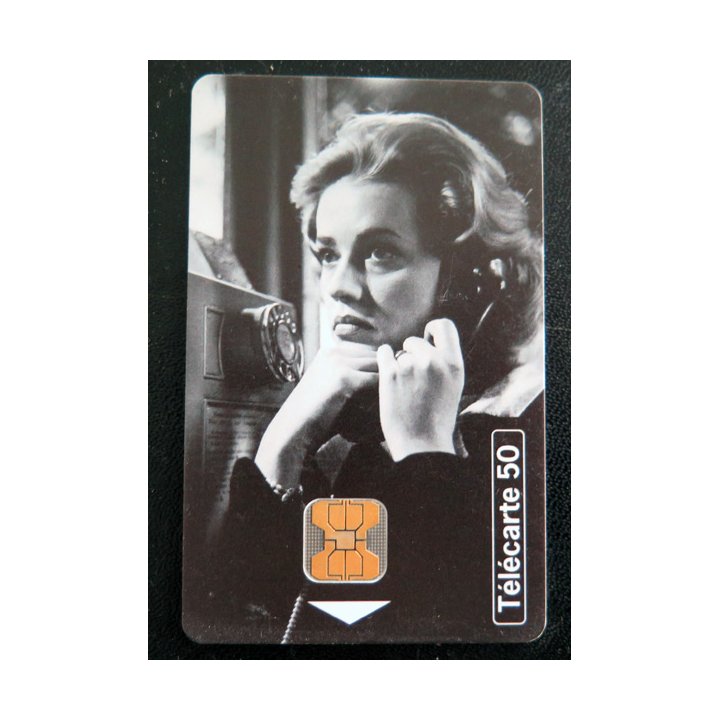 Carte téléphonique télécarte 50 Jeanne Moreau