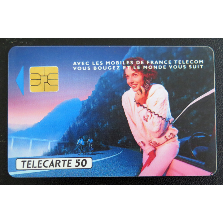 Carte téléphonique télécarte 50 Les Mobiles de France Télécom