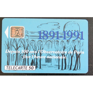 Carte téléphonique télécarte 50 L'Observatoire de Paris