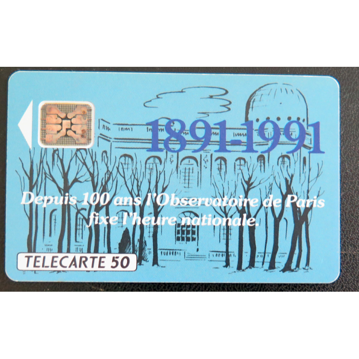 Carte téléphonique télécarte 50 L'Observatoire de Paris