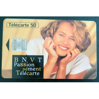 Carte téléphonique télécarte 50 BNVT passionnément télécarte