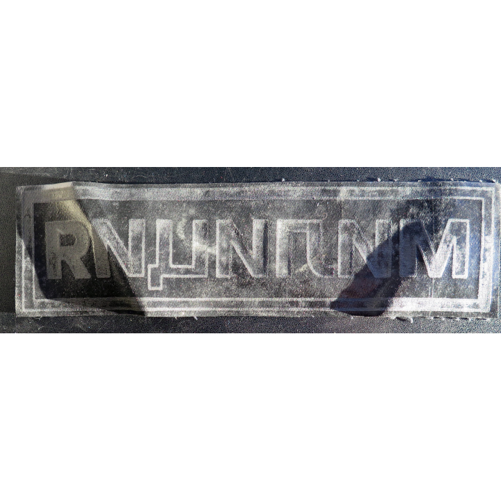 RUSSIE : Insigne tissu de dossard de la police ou milice russe 27 x 7 cm