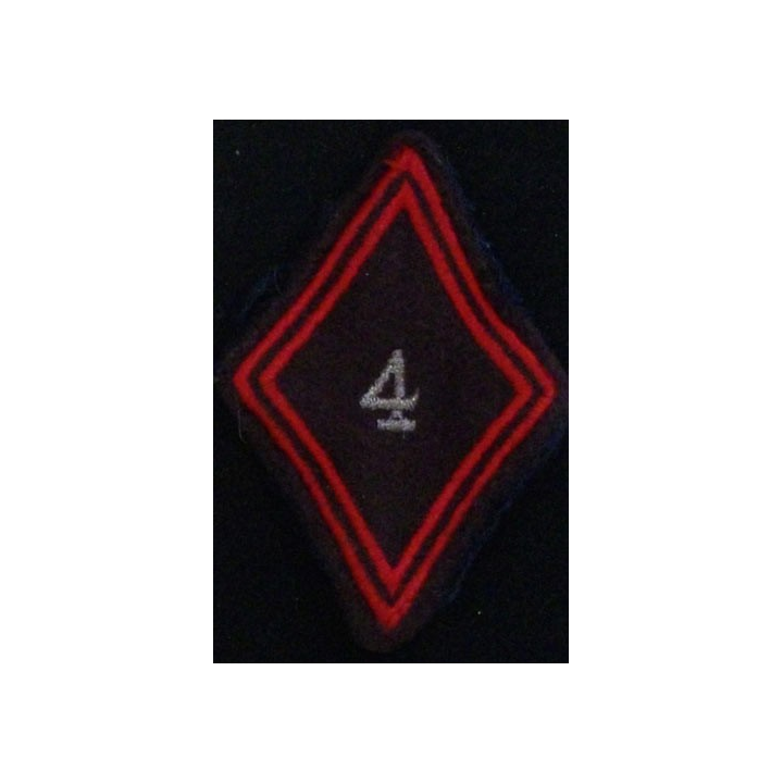 LOSANGE DE BRAS MODÈLE 45 : 4° RC ABC CUIRASSIERS CADRE
