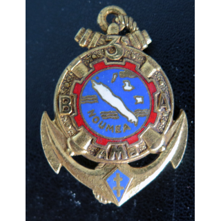 3°BAAMA : 3° batterie autonome d'artillerie de Marine Nouméa Drago G.1802 en émail
