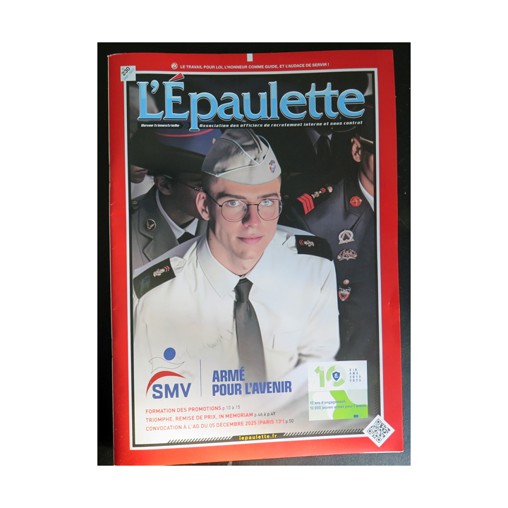 L'ÉPAULETTE n° 230 Sept 2025 : Revue de l'épaulette sur armé pour l'avenir