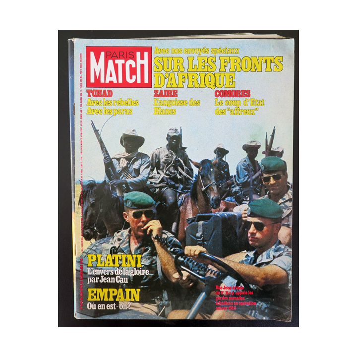 Magazine PARIS MATCH N° 1516 du 16 Juin 1978 : Sur les fonts d'Afrique Tchad Zaïre Comores