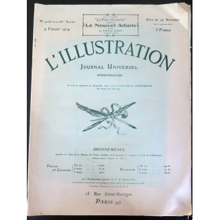 L'illustration n° 4223 82° Année 9 février 1924 le Président Woodrow Wilson, funérailles de Lénine ...