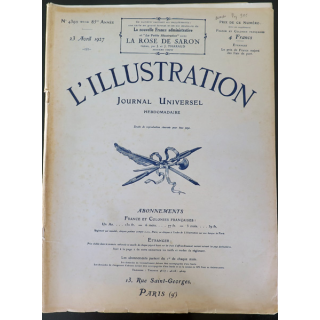 L'illustration n° 4390 85° Année 23 Avril 1927 La Grande faiblesse de l'impérialisme moderne ...