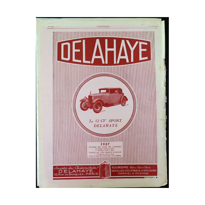 L'illustration n° 4407 85° Année 20 Août 1927 Les étapes de la pénétration française au Maroc