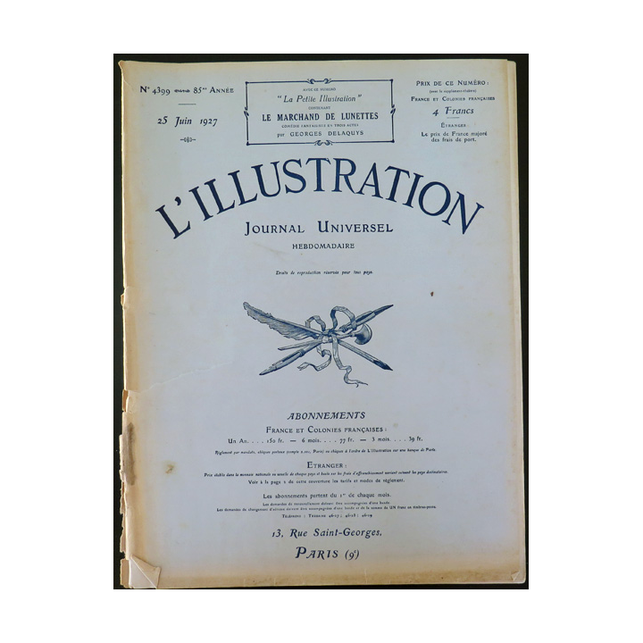L'illustration n° 4386 85° Année 26 Mars 1927 comment mon poste de TSF transforme les ondes hertziennes en ondes sonores