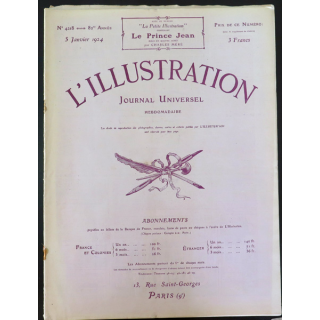 L'illustration n° 4218 82° Année 5 janvier 1924 La Perte de Dixmude et plein d'autres articles