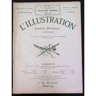 L'illustration n° 4265 82° Année 29 Novembre 1924 Dans le Maroc espagnol en guerre et plein d'autres articles