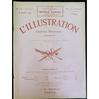 L'illustration n° 4220 82° Année 19 Janvier 1924 Les effets du raz de marée du 9 janvier et plein d'autres articles