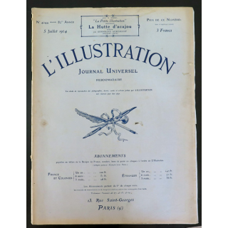 L'illustration n° 4244 82° Année 5 juillet 1924 La Renaissance de l'Olympisme et plein d'autres articles