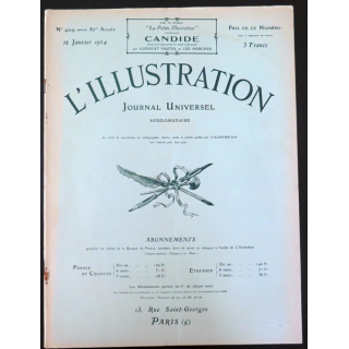 L'illustration n° 4219 82° Année 12 Janvier 1924 La Phonétique expérimentale et plein d'autres articles