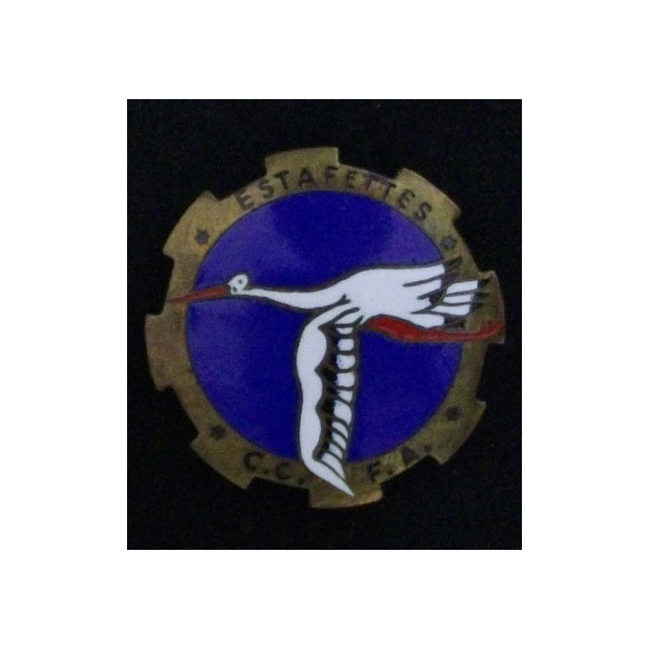 ESTAFETTES DU C.C.F.A en émail