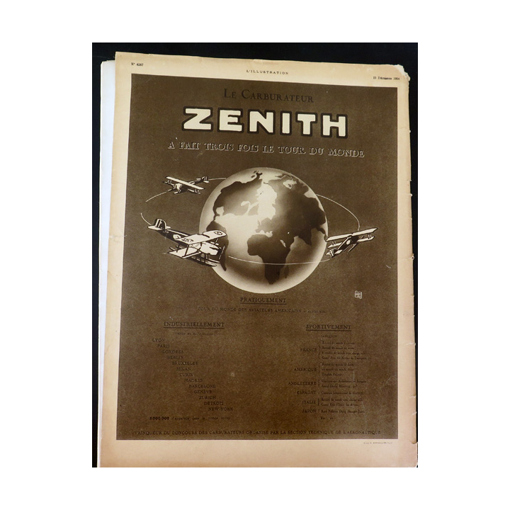 L'illustration n° 4267 82° Année 13 Décembre 1924 L'Aviation et plein d'articles différents